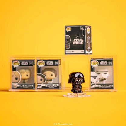 Toys N Tuck:Bitty Pop! Star Wars 4 Pack - Darth Vader, Stormtrooper, Tie Fighter Pilot and Mystery Bitty,Star Wars