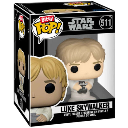 Toys N Tuck:Bitty Pop! Star Wars 4 Pack - Luke Skywalker, Obi-wan Kenobi, Jawa and Mystery Bitty,Star Wars