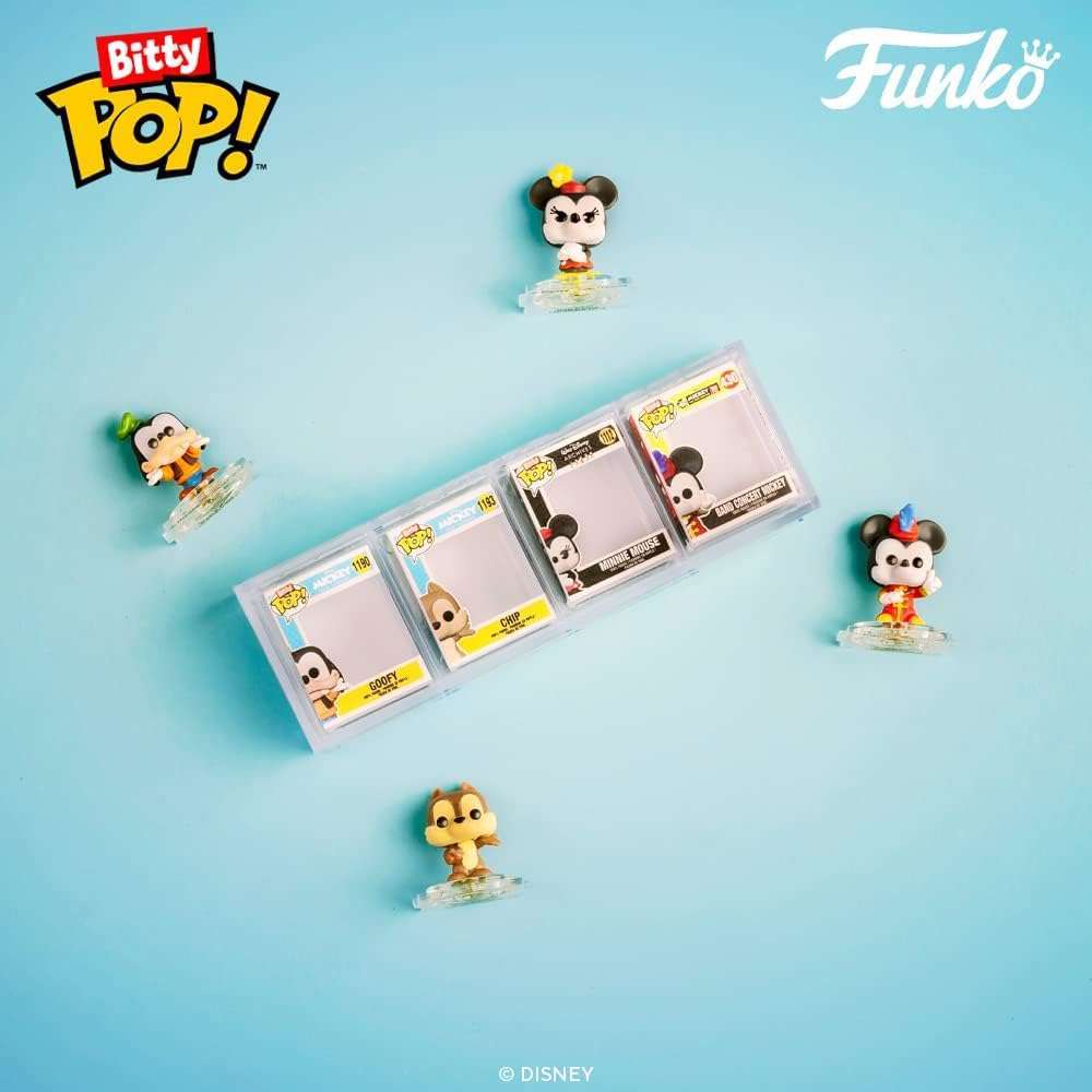 Funko Bitty Pop! Disney 4 Pack Sorcerer Mickey Dale Princess Minnie and  Mystery
