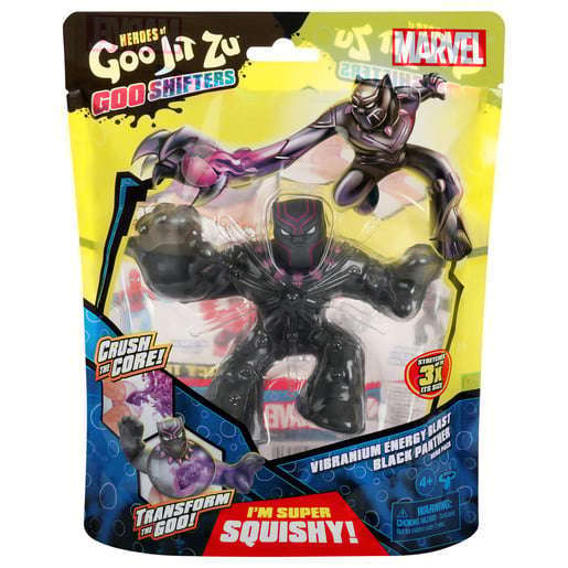 Toys N Tuck:Heroes of Goo Jit Zu - Goo Shifters - Marvel Vibranium Energy Blast Black Panther,Marvel