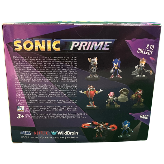 Toys N Tuck:Sonic Prime Action Figures 1 Pack Blind Box,Sonic The Hedgehog