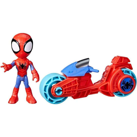 Toys N Tuck:Marvel Spidey And His Amazing Friends Spidey & Motorcycle,Marvel