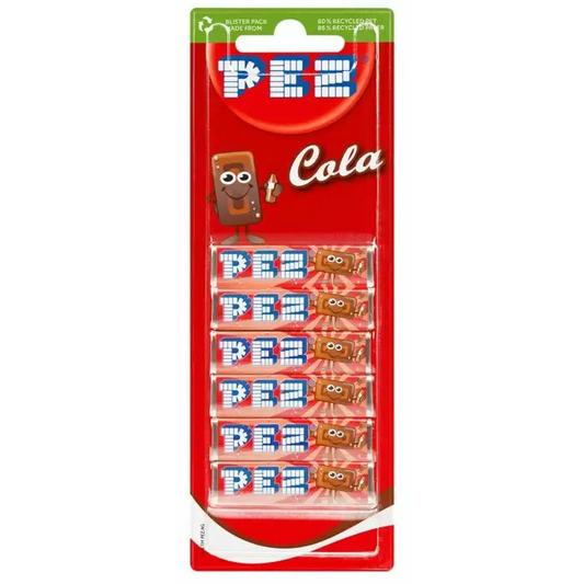 Toys N Tuck:Pez Refills 6 Pack - Cola,Pez