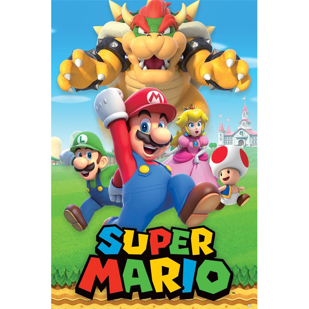 Super Mario ganha novo trailer e pôsteres. Confira!