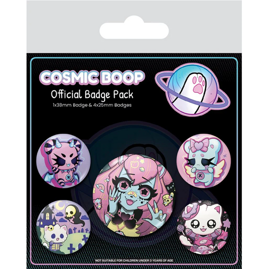Toys N Tuck:Badge Pack - Cosmic Boop (Cute And Sweet),Cosmic Boop