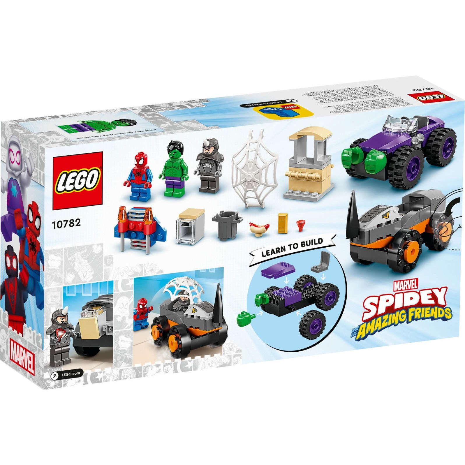 Toys N Tuck:Lego 10782 Marvel Hulk vs. Rhino Truck Showdown,Lego Marvel