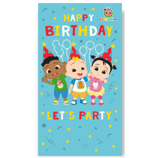 Toys N Tuck:Cocomelon Birthday Card - Happy Birthday Let's Party,Cocomelon