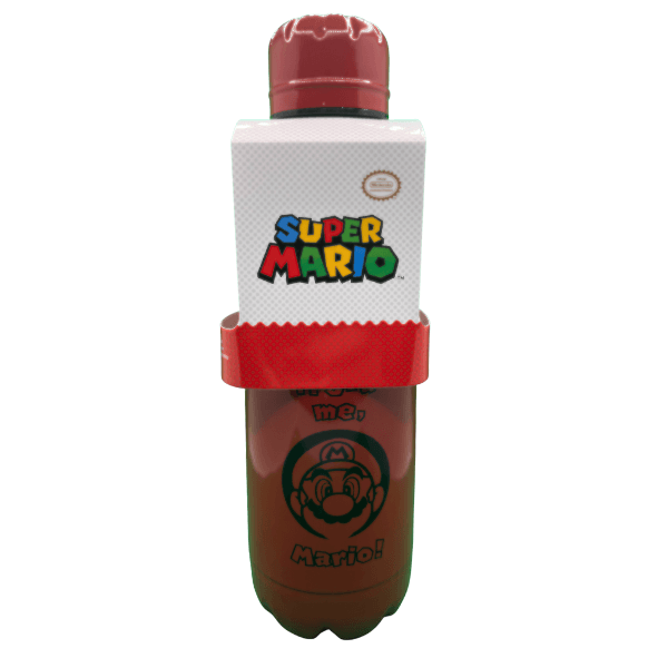 Toys N Tuck:Metal Water Bottle Nintendo (Mario),Super Mario
