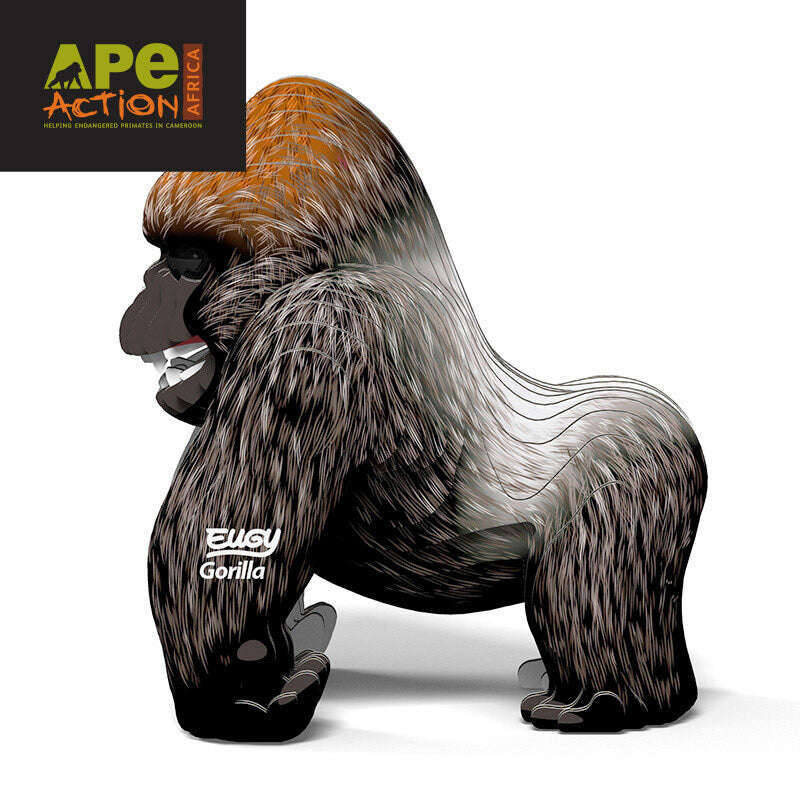 Toys N Tuck:Eugy 3D Model 077 Gorilla,Eugy