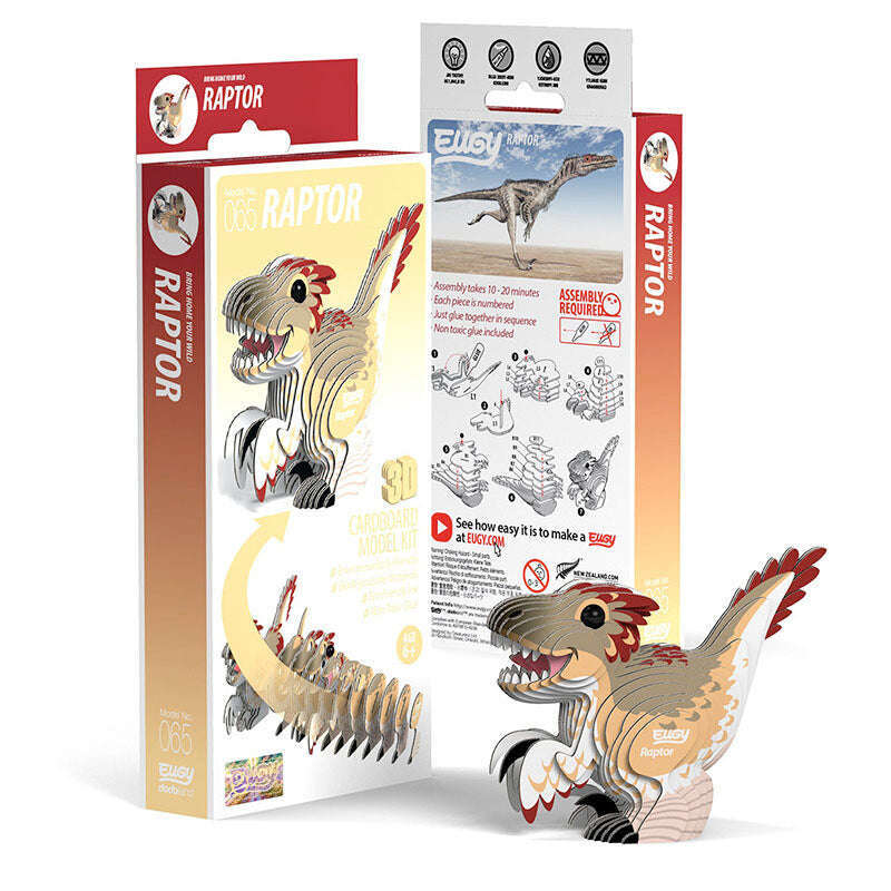 Toys N Tuck:Eugy 3D Model 065 Raptor,Eugy