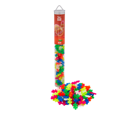 Toys N Tuck:Plus Plus 100 PCS Neon Colour Mix,Plus Plus
