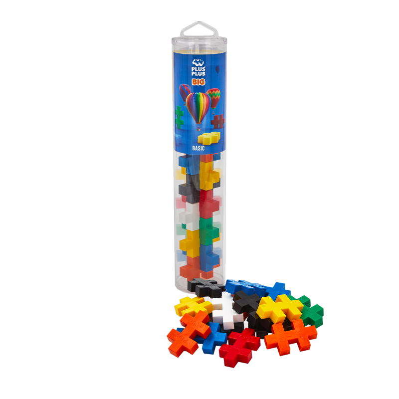 Toys N Tuck:Plus Plus Big 15PCS Basic Colour Mix,Plus Plus