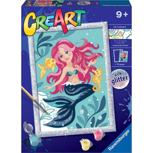 Toys N Tuck:CreArt - Paint By Numbers - Enchanting Mermaid,Ravensburger CreArt