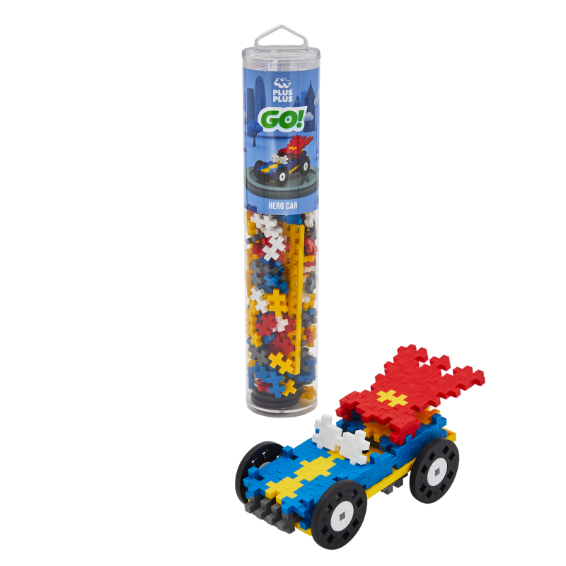 Toys N Tuck:Plus Plus Go ! 200 PCS Hero Car,Plus Plus