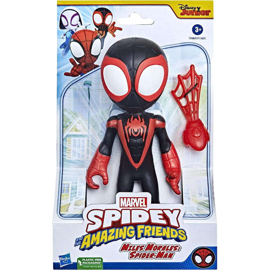 Toys N Tuck:Spidey and His Amazing Friends Supersized Miles Morales 9-inch Action Figure,Marvel