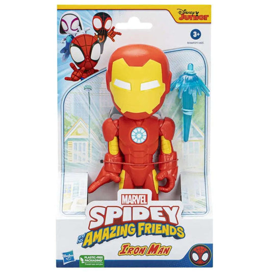 Toys N Tuck:Spidey and His Amazing Friends Supersized Iron Man 9-inch Action Figure,Marvel