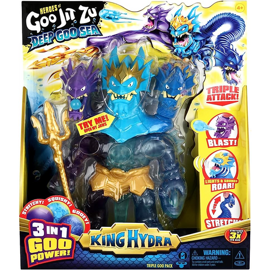 Toys N Tuck:Heroes of Goo Jit Zu - Deep Goo Sea - King Hydra,Goo Jit Zu