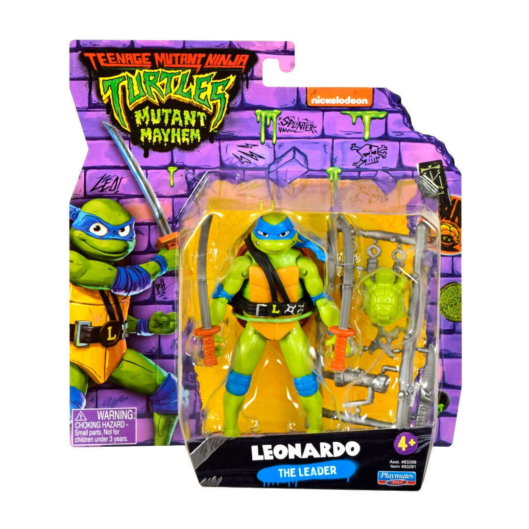 Toys N Tuck:Teenage Mutant Ninja Turtles Mutant Mayhem Action Figure - Leonardo,Teenage Mutant Ninja Turtles