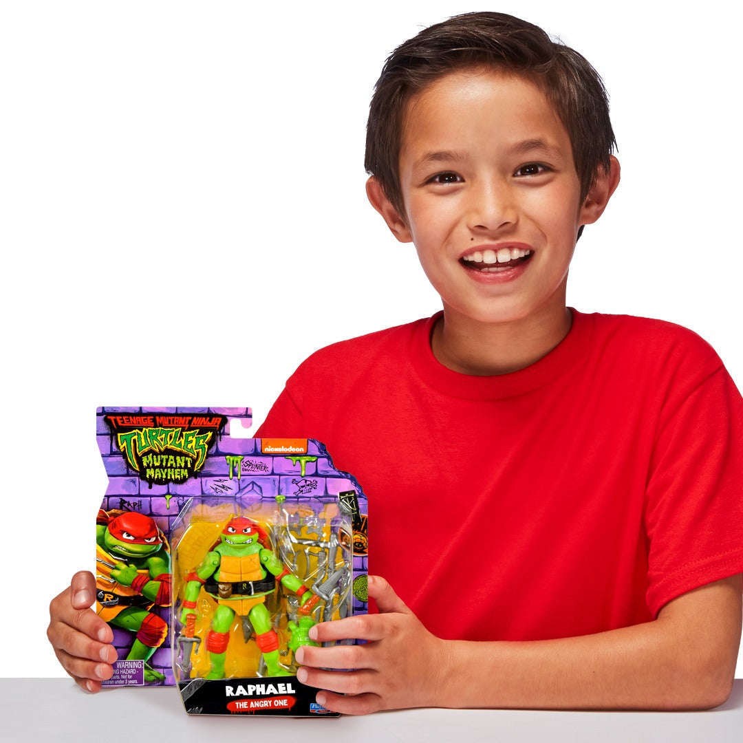 Toys N Tuck:Teenage Mutant Ninja Turtles Mutant Mayhem Action Figure - Raphael,Teenage Mutant Ninja Turtles