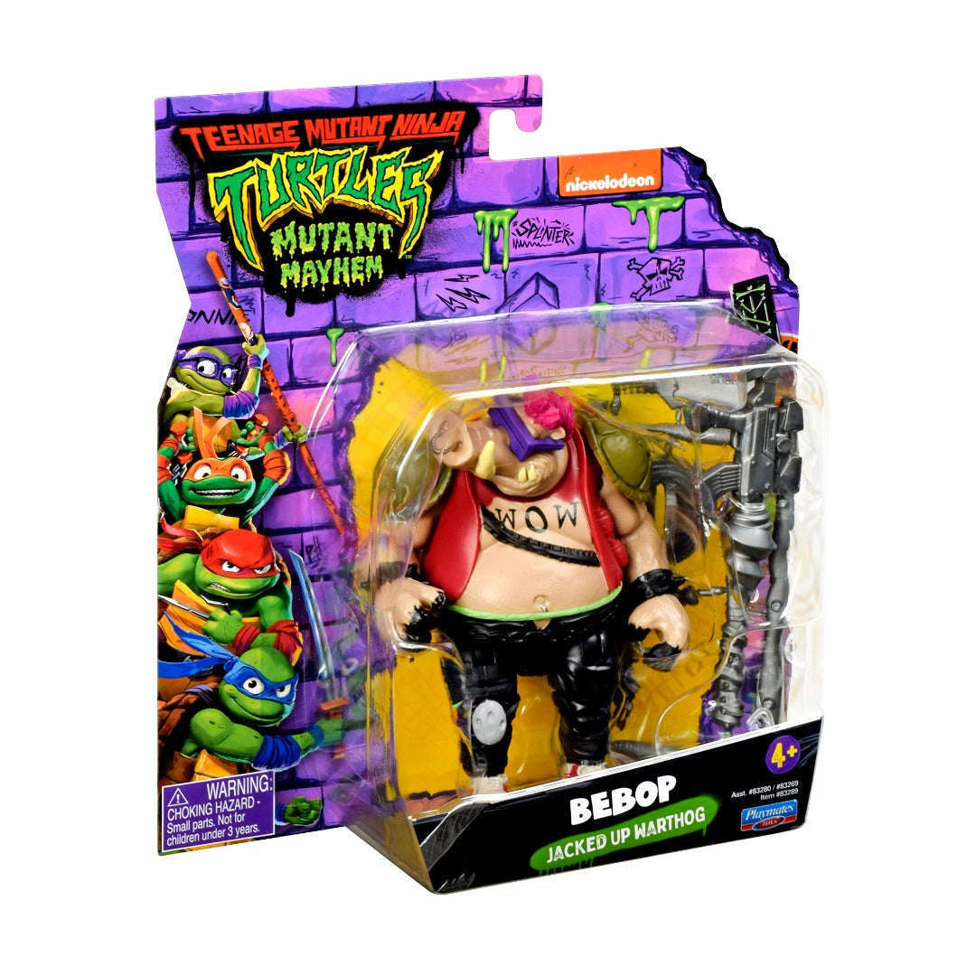 Toys N Tuck:Teenage Mutant Ninja Turtles Mutant Mayhem Action Figure - Bebop,Teenage Mutant Ninja Turtles