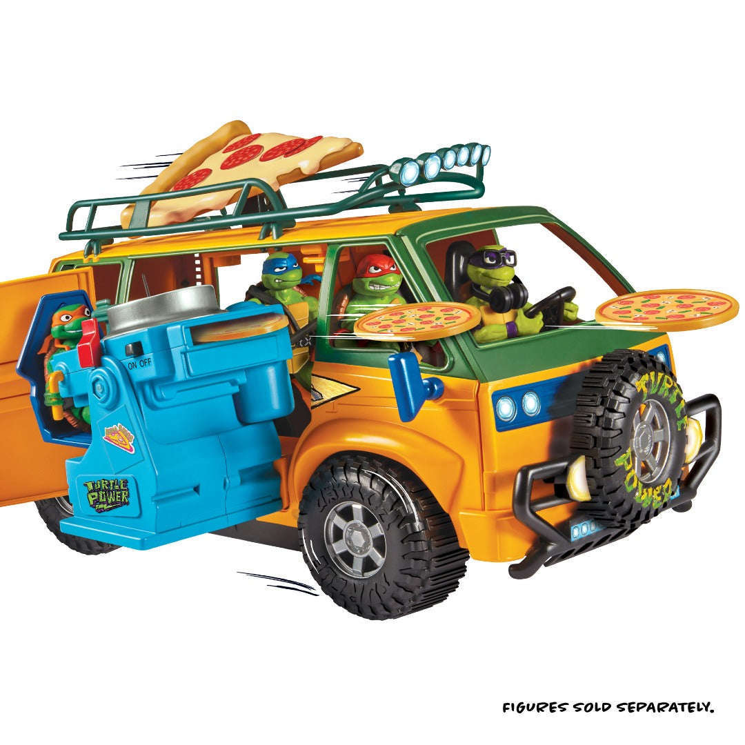 Toys N Tuck:Teenage Mutant Ninja Turtles Mutant Mayhem Pizzafire Van,Teenage Mutant Ninja Turtles