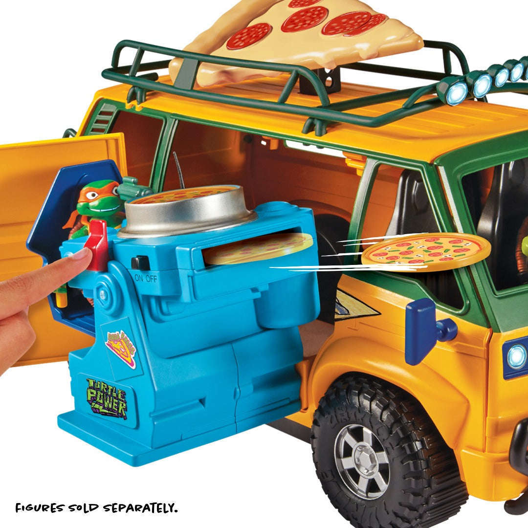 Toys N Tuck:Teenage Mutant Ninja Turtles Mutant Mayhem Pizzafire Van,Teenage Mutant Ninja Turtles