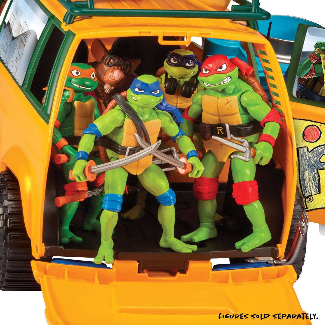 Toys N Tuck:Teenage Mutant Ninja Turtles Mutant Mayhem Pizzafire Van,Teenage Mutant Ninja Turtles