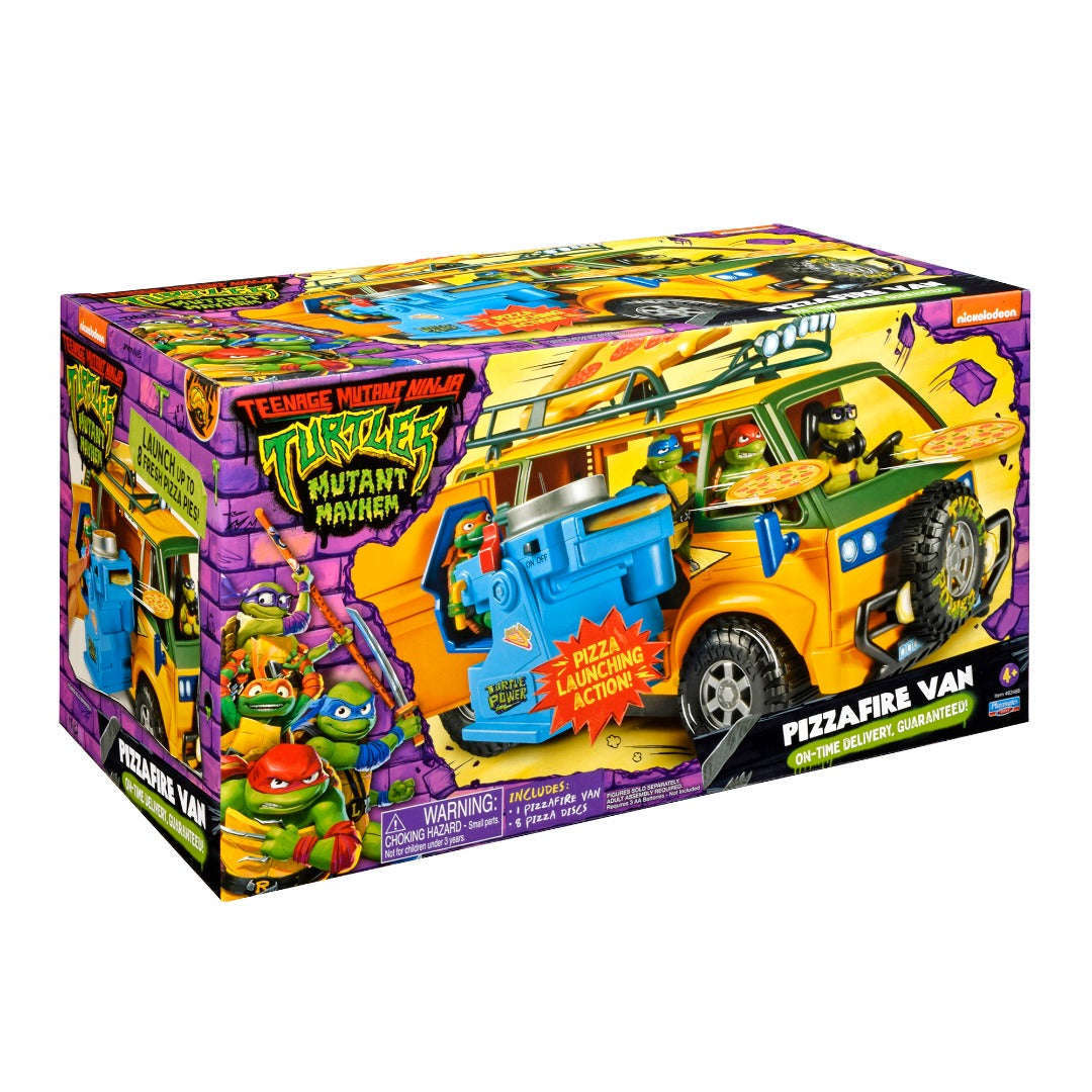 Toys N Tuck:Teenage Mutant Ninja Turtles Mutant Mayhem Pizzafire Van,Teenage Mutant Ninja Turtles