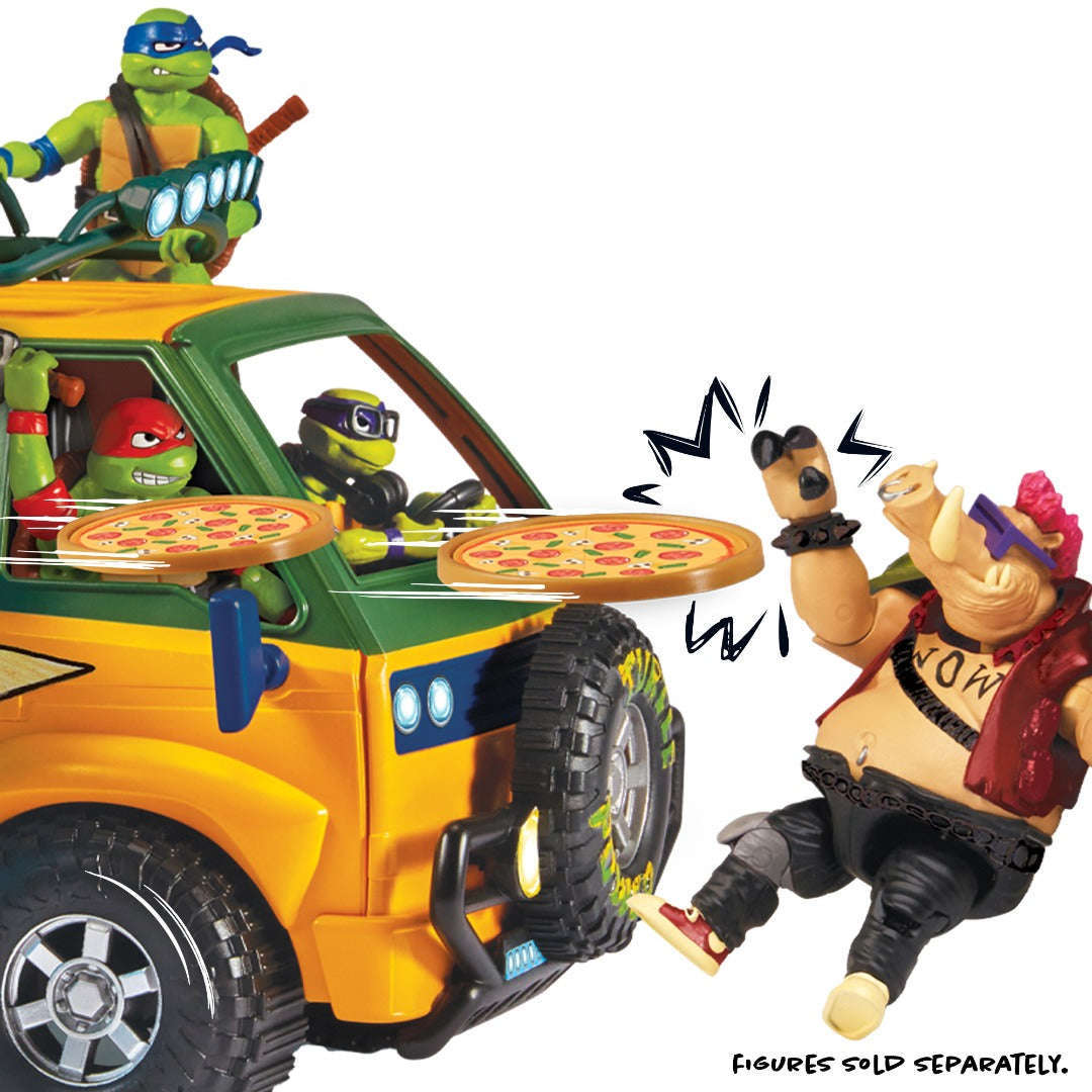 Toys N Tuck:Teenage Mutant Ninja Turtles Mutant Mayhem Pizzafire Van,Teenage Mutant Ninja Turtles