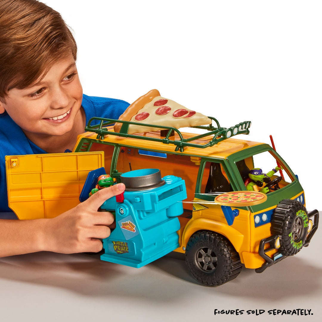 Toys N Tuck:Teenage Mutant Ninja Turtles Mutant Mayhem Pizzafire Van,Teenage Mutant Ninja Turtles