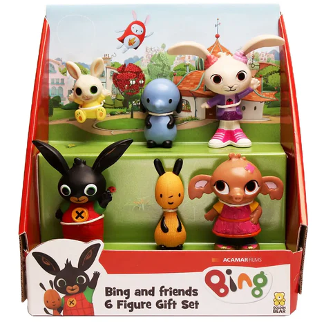Toys N Tuck:Bing & Friends 6 Figure Gift Set,Bing