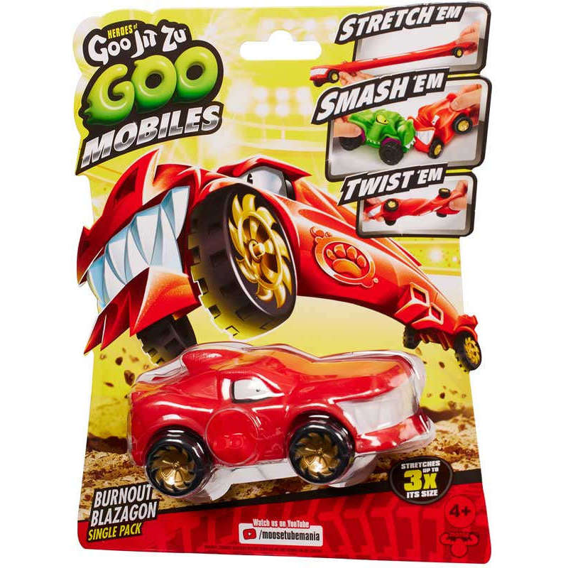 Toys N Tuck:Heroes of Goo Jit Zu - Goo Mobiles - Burnout Blazagon,Goo Jit Zu