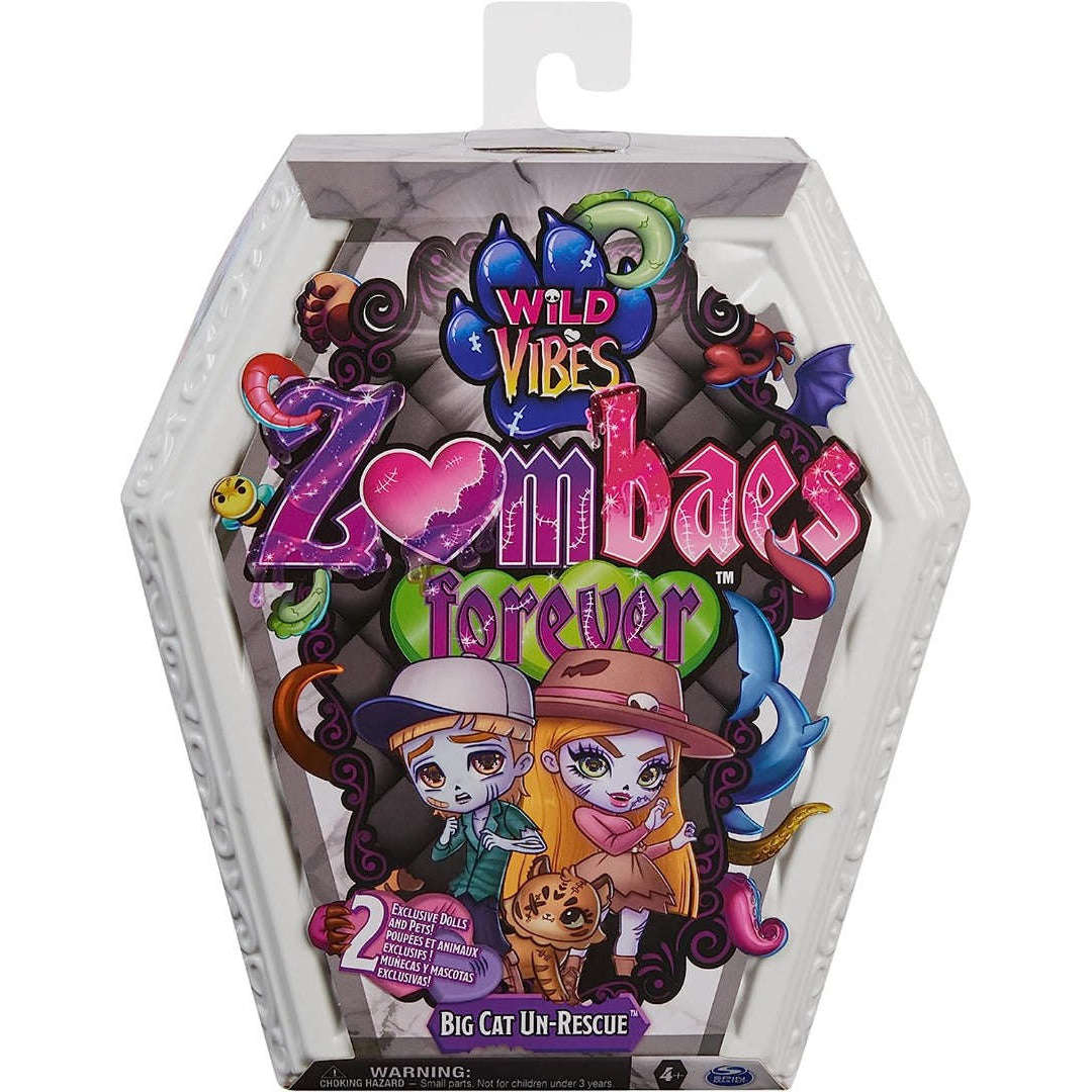 Toys N Tuck:Wild Vibes Zombaes Forever 2 Pack - Big Cat Un-Rescue,Zombaes Forever