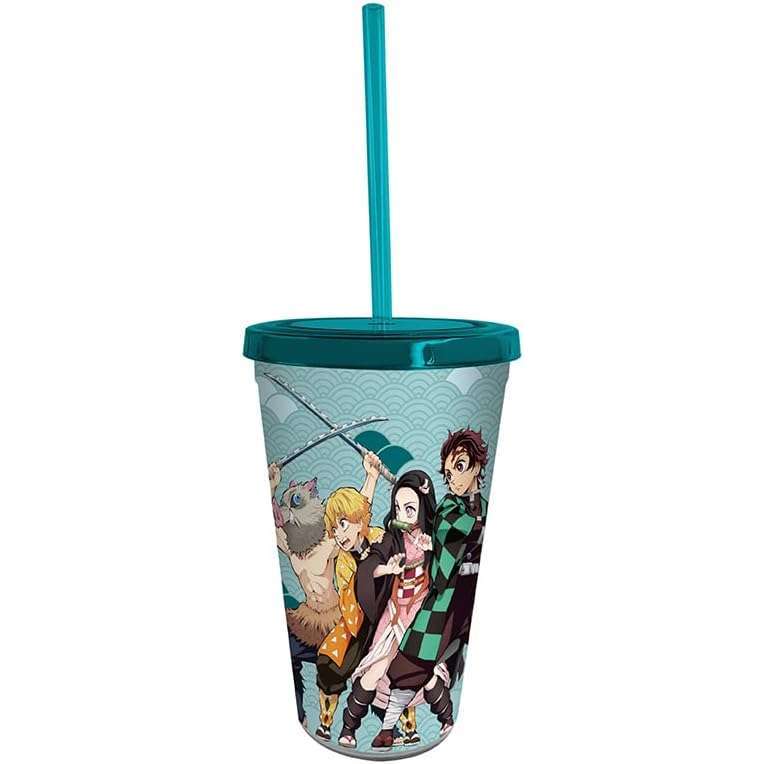 Toys N Tuck:Demon Slayer Tumbler With Straw,Demon Slayer