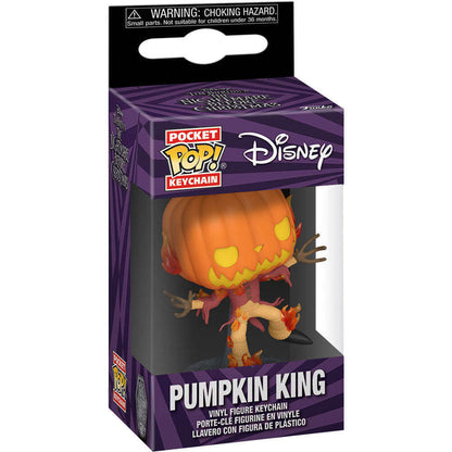 Toys N Tuck:Funko Pocket Pop Keychain - The Nightmare Before Christmas - Pumpkin King,Disney