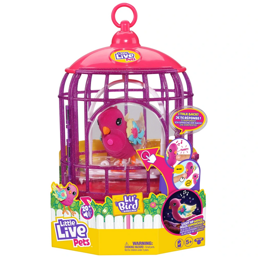 Toys N Tuck:Little Live Pets Lil' Bird & Bird Cage - Tiara Twinkles,Little Live Pets