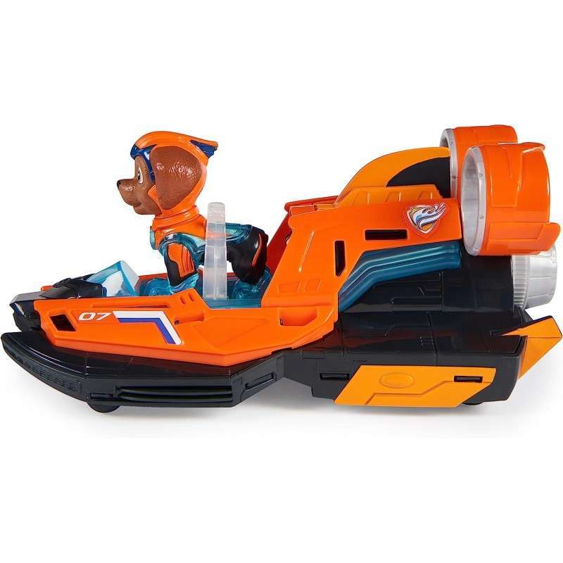 Toys N Tuck:Paw Patrol The Mighty Movie Zuma with Hovercraft,Paw Patrol