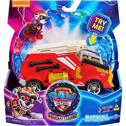 Toys N Tuck:Paw Patrol The Mighty Movie Marshall with Fire Truck,Paw Patrol