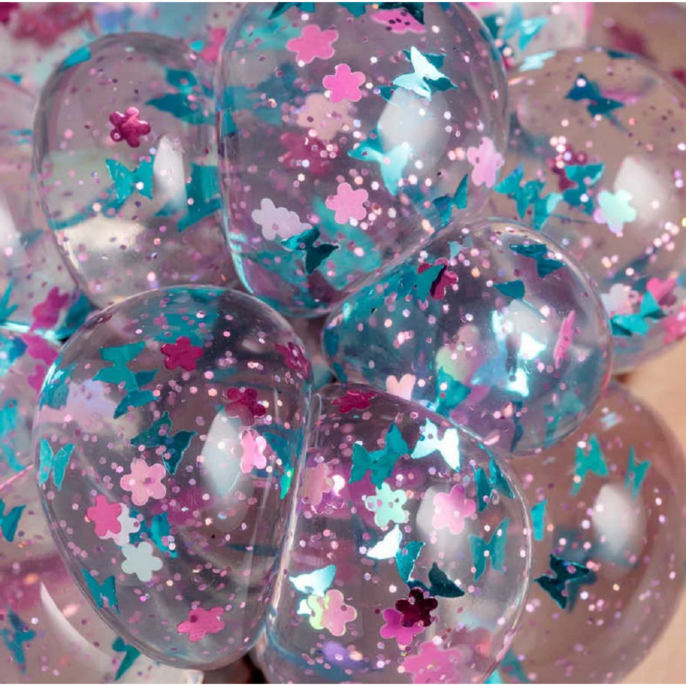 Toys N Tuck:Tobar Confetti Squishy Mesh Ball Assorted,Tobar
