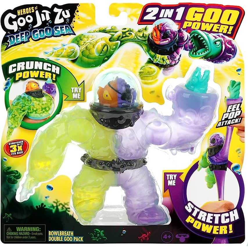 Toys N Tuck:Heroes of Goo Jit Zu - Deep Goo Sea - Bowlbreath Double Goo Pack,Goo Jit Zu