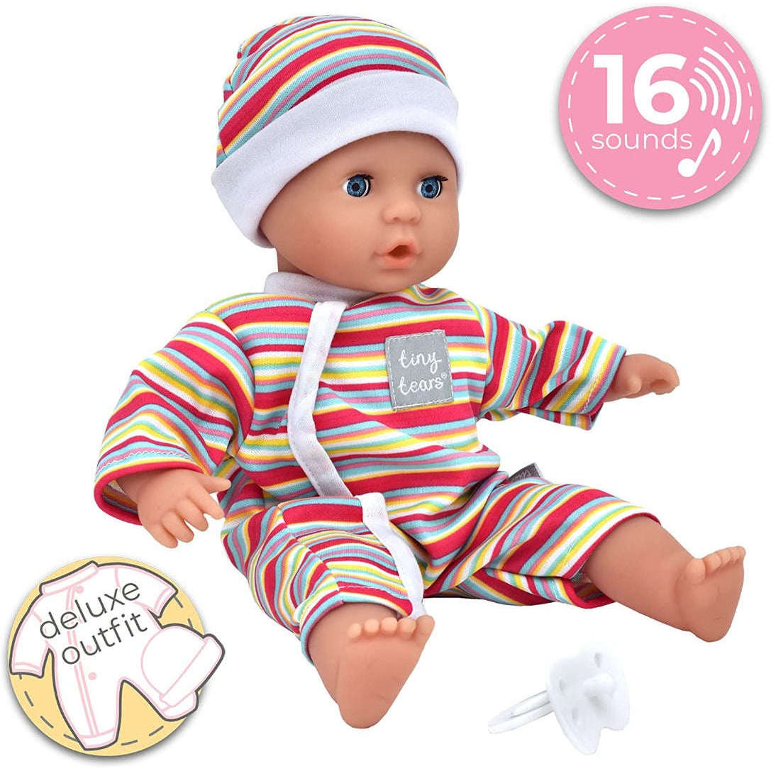 Toys N Tuck:Tiny Tears - Teeny Baby Doll With 16 Sounds,Tiny Tears