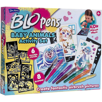 Toys N Tuck:Blo Pens Baby Animal Activity Set,Blo Pens