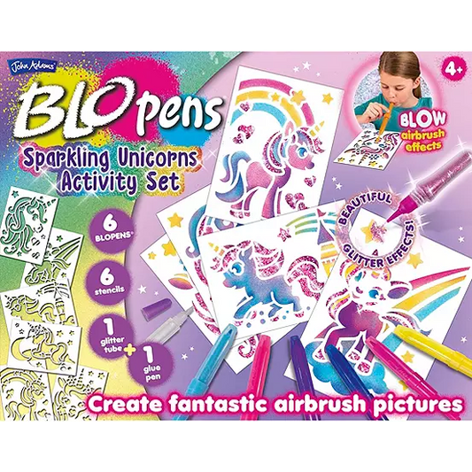 Toys N Tuck:Blo Pens Sparkling Unicorn Activity Set,Blo Pens