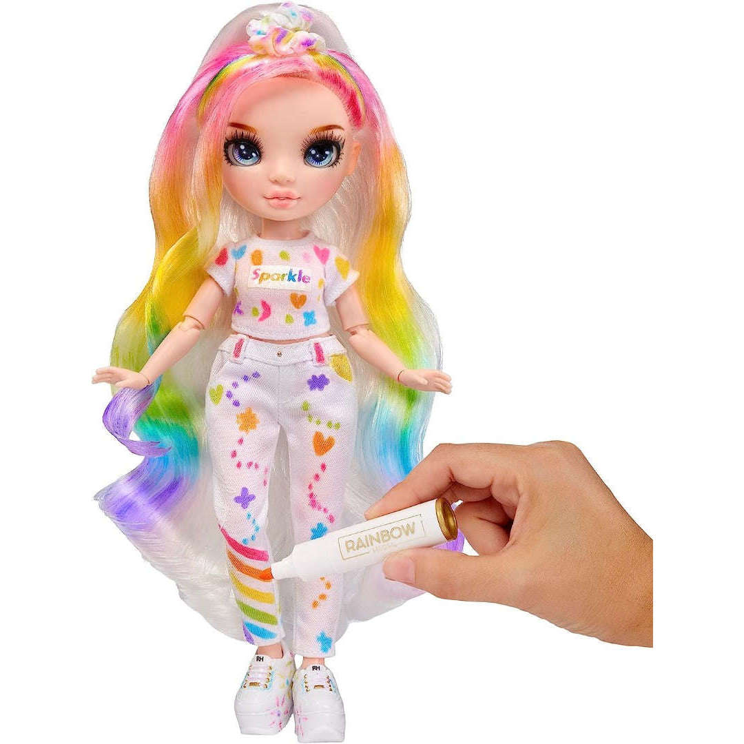 Toys N Tuck:Rainbow High Color & Create Fashion Doll,Rainbow High
