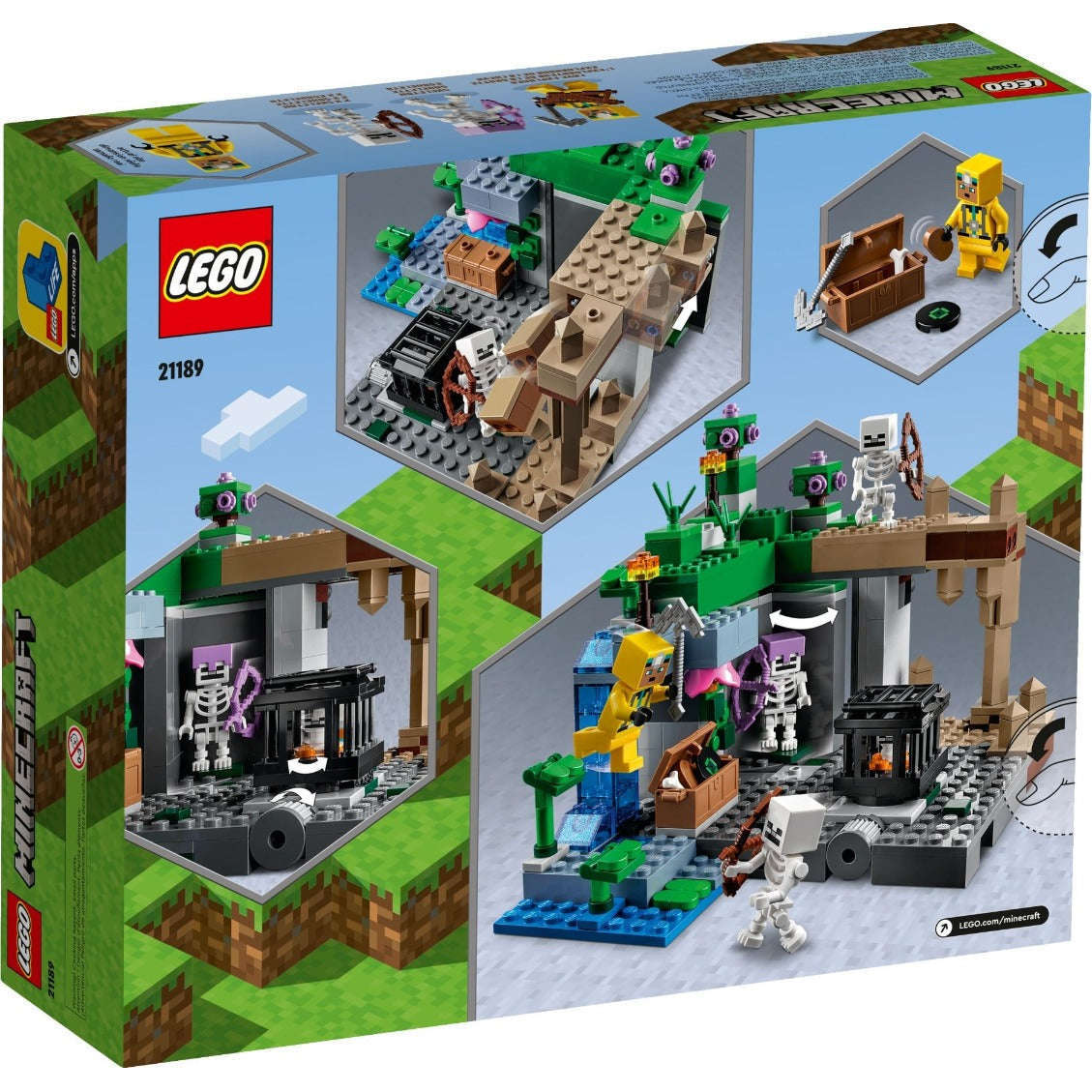 Toys N Tuck:Lego 21189 Minecraft The Skeleton Dungeon,Lego Minecraft