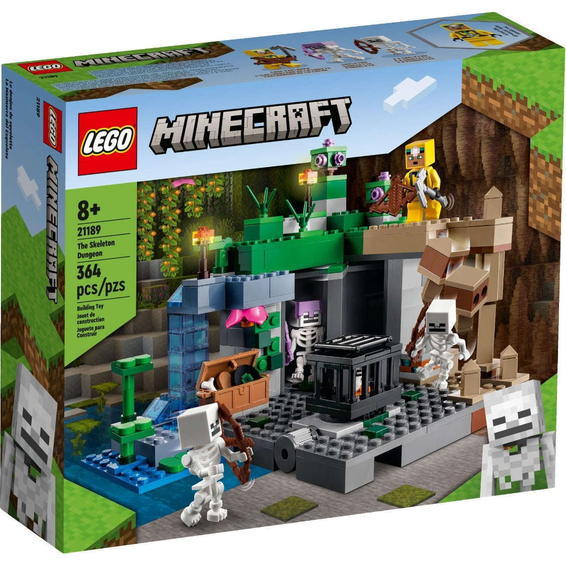 Toys N Tuck:Lego 21189 Minecraft The Skeleton Dungeon,Lego Minecraft