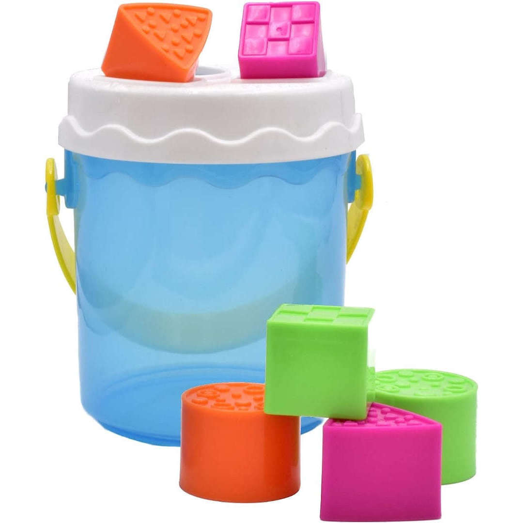 Shapes best sale bucket toy