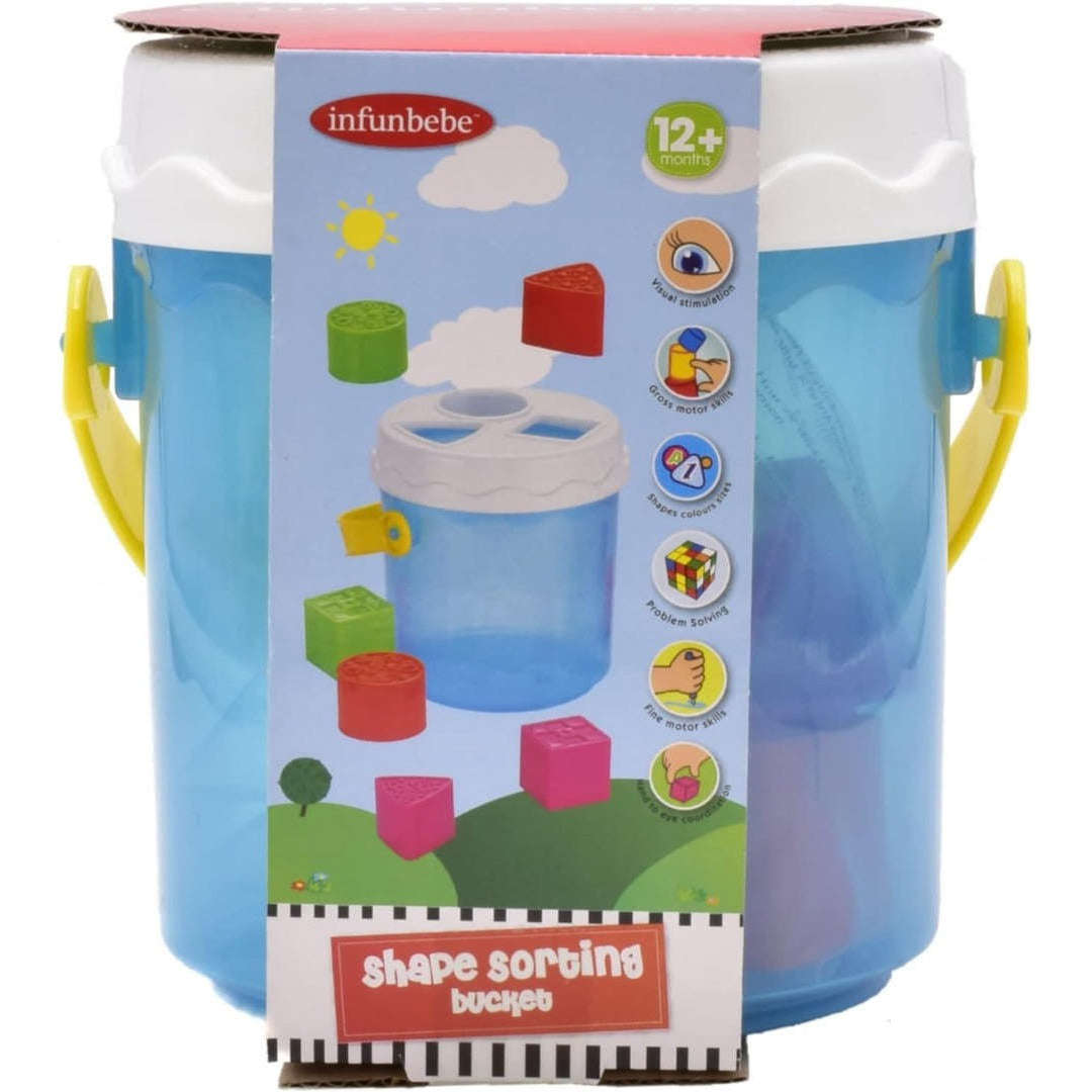 Toys N Tuck:Infunbebe Shape Sorting Bucket,Infunbebe
