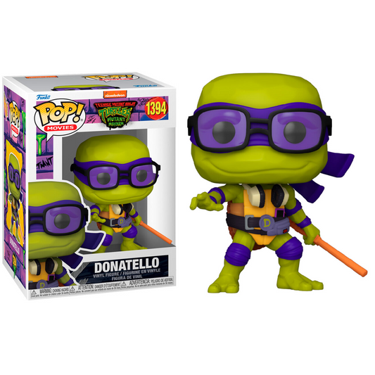 Toys N Tuck:Pop! Vinyl - Teenage Mutant Ninja Turtles Mutant Mayhem - Donatello 1394,Teenage Mutant Ninja Turtles