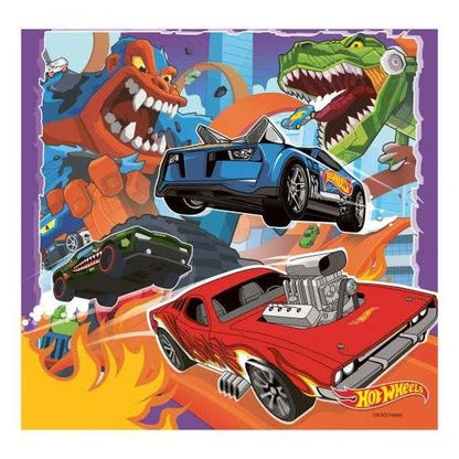 Toys N Tuck:Ravensburger 3 x 49pc Puzzles Hot Wheels,Hot Wheels